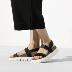 PAPILLIO CAMERON CHUNKY DAMASKO BLACK NERO SANDALI DONNA CON ZEPPA 1015910