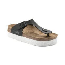PAPILLIO GIZEH PLATFORM INFRADITO DONNA MARBLE NERO