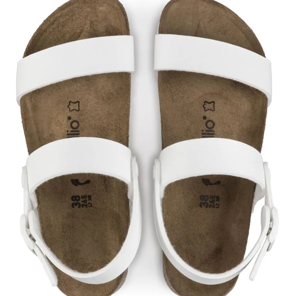 PAPILLIO SANDALI CAMERON MONOCHROME BIANCO PLATEAU