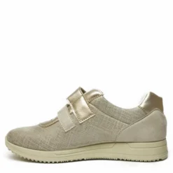 PODOLINE SALASSA SNEAKERS IN PELLE CON DOPPIO STRAPPO PLANTARE ESTRAIBILE GRIGIO SASSO