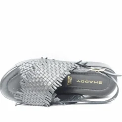 SHADDY DOPPIA FASCIA LAVORAZIONE ARTIGIANALE PELLE INTRECCIATA