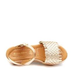 SHADDY SANDALO ELEGANTE MONOFASCIA CINTURINO A CAVIGLIA