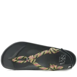 SKA SHOES SANDALO A CORDONE INFRADITO MULTICOLORE