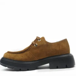 SKA SHOES SCARPETTA STRINGATA CAMOSCIO FONDO SUPER LEGGERO