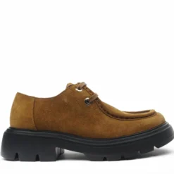 SKA SHOES SCARPETTA STRINGATA CAMOSCIO FONDO SUPER LEGGERO