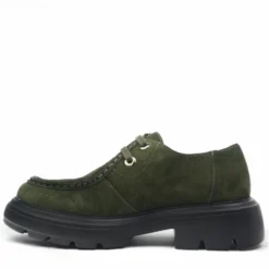 SKA SHOES SCARPETTA STRINGATA CAMOSCIO FONDO SUPER LEGGERO