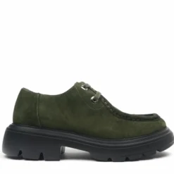 SKA SHOES SCARPETTA STRINGATA CAMOSCIO FONDO SUPER LEGGERO