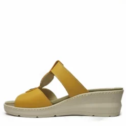 SUSIMODA CIABATTA IN PELLE CON STRAPPO E PLANTARE ESTRAIBILE BISCOTTO
