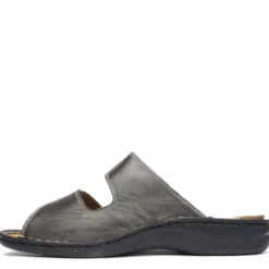 SUSIMODA CIABATTA UOMO IN PELLE CON DOPPIO STRAPPO E PLANTARE ESTRAIBILE MARRONE CAFFE