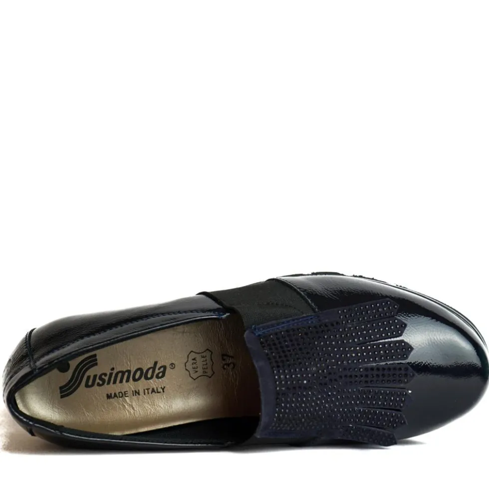 SUSIMODA MOCASSINO ELEGANTE PIANTA EXTRALARGE PLANTARE ESTRAIBILE