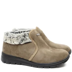 SUSIMODA PANTOFOLA STIVALETTO CON PELO IN MICROFIBRA PLANTARE ESTRAIBILE