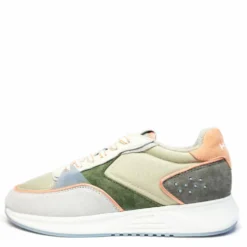 THE HOFF PILSEN SNEAKER DONNA IN PELLE E TESSUTO PLANTARE ESTRAIBILE GRIGIO BEIGE