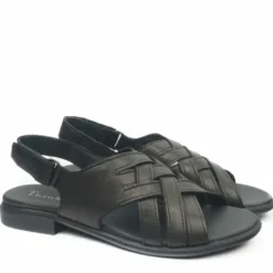 THINK SHOES SANDALO ULTRAMORBIDO INCROCIATO PELLE AGNELLO