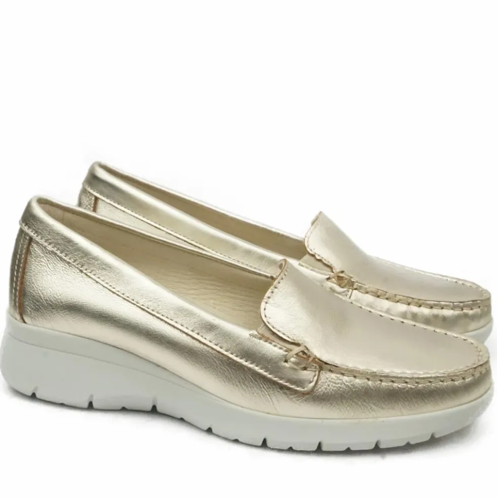 VASSANELLI MOCASSINO IN PELLE ZEPPA ALTA MADE IN ITALY
