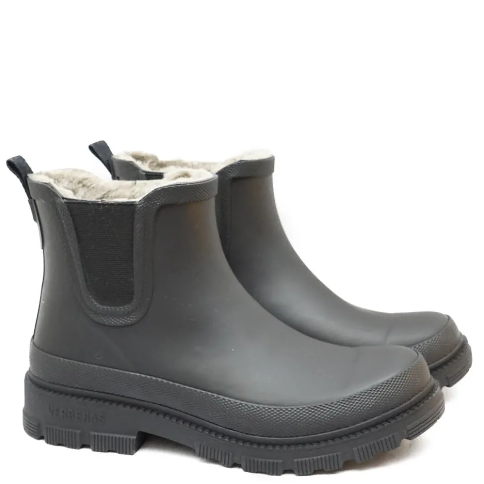 VERBENAS LUA CHELSEA BOOTS DONNA CON PELO BLACK