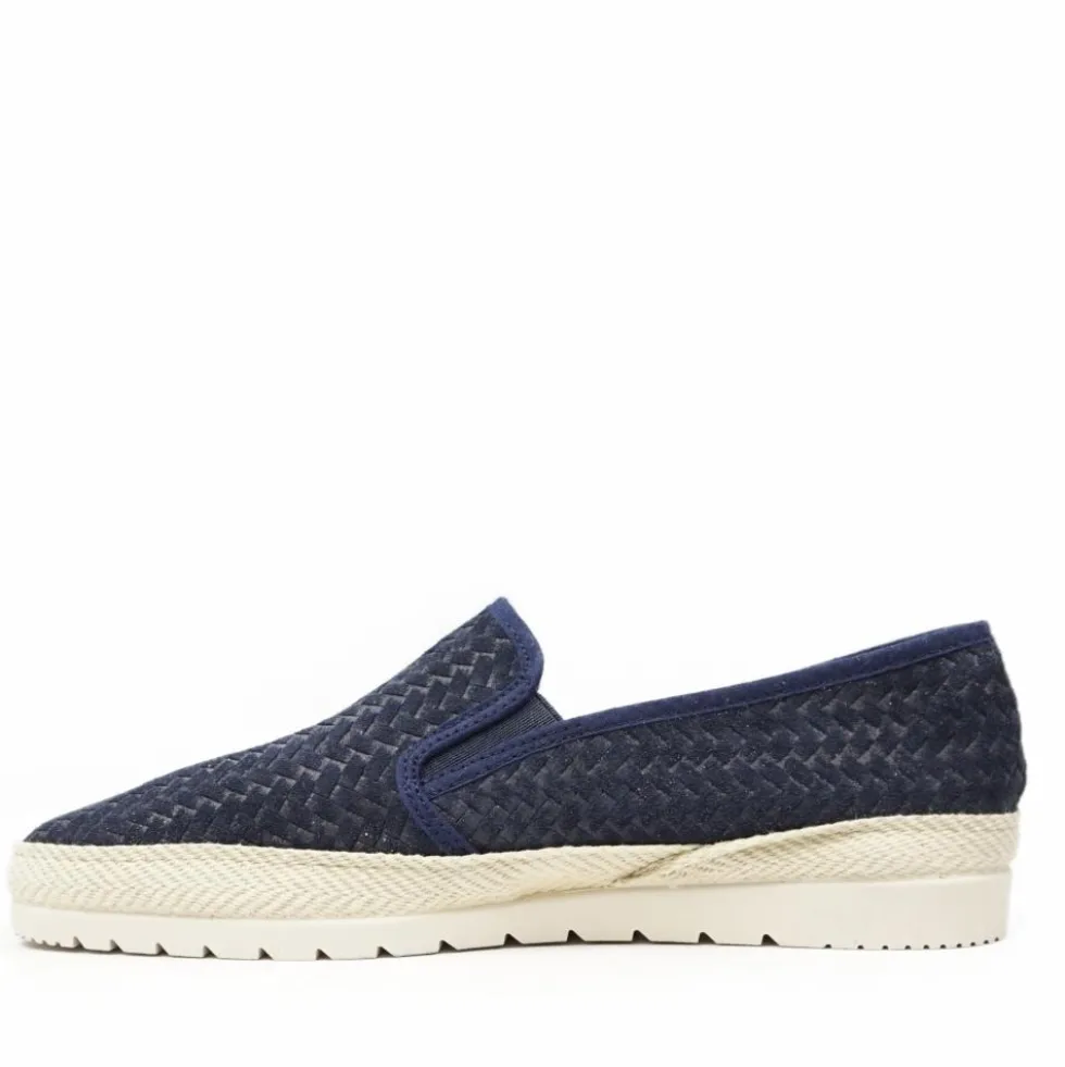 VERBENAS SCARPETTA DA UOMO STILE ESPADRILLAS MORBIDO CAMOSCIO