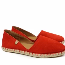 VERBENAS SCARPETTE CAMOSCIO FONDO MORBIDO IN PELLE STILE ESPADRILLAS