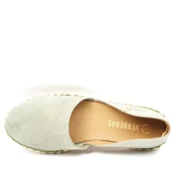 VERBENAS SCARPETTE CAMOSCIO FONDO MORBIDO IN PELLE STILE ESPADRILLAS